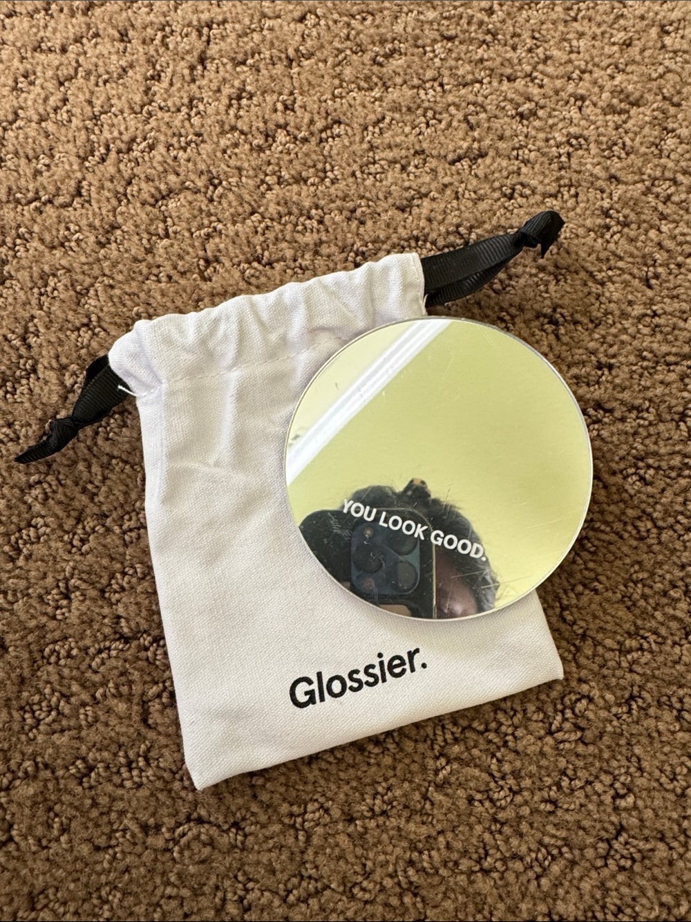 Glossier “You Look Good” Mirror
